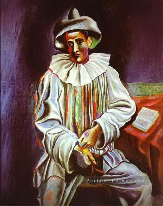 Pierrot 1918 cubistes Peintures à l'huile